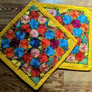 Decorative pillowcases from Mexico
